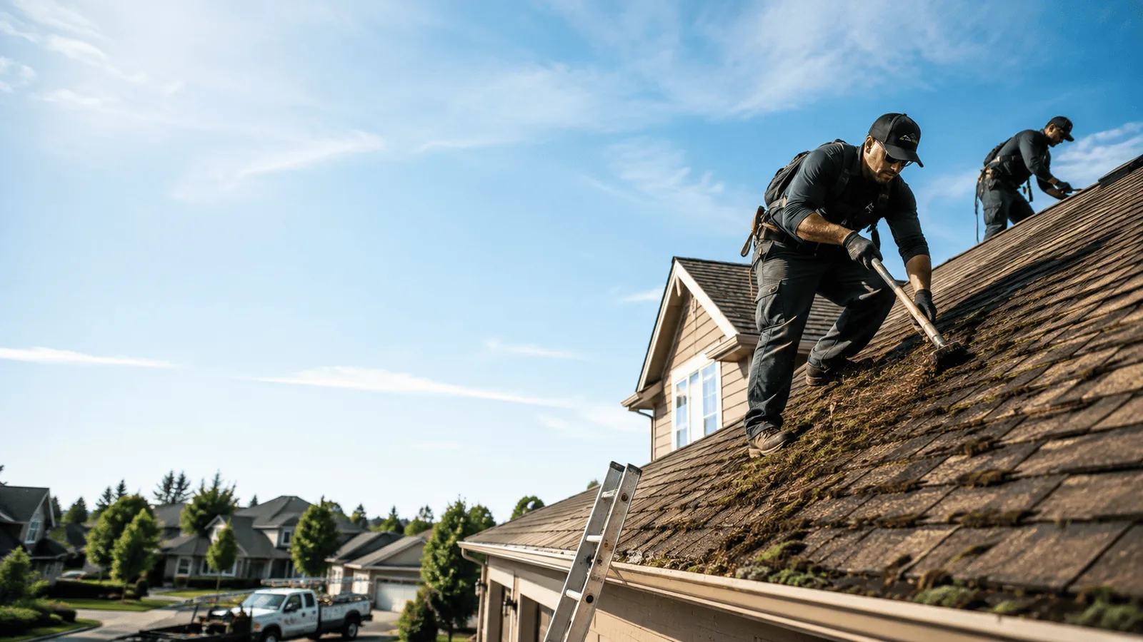 Roof Moss Removal in Eureka, IL near me